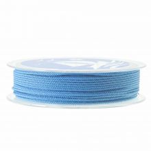 Fil Nylon Torsadé (1 mm) Water Blue (15 mètres)