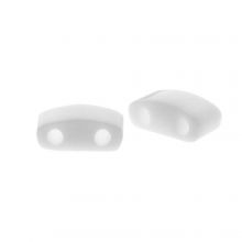 Miyuki Half Tila (5 x 2.3 mm) White Opaque  (50 pièces)