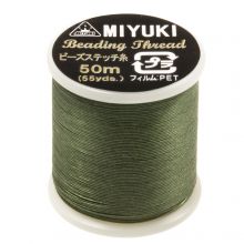 Fil Miyuki (50 mètres) Pine Green 