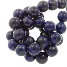 Perles Lapis Lazuli (12 mm) 16 pièces