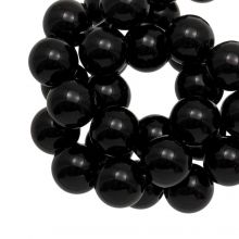 Perles Acryliques (12 mm) Black (50 pièces)