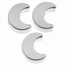 Perles en Métal Lune (7 x 3.5 mm) Argent Antique (10 pièces) 