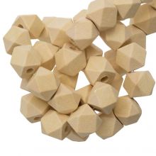 Perles en Bois Naturel Cube (12 mm) 25 pièces