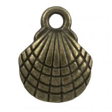 Breloque Coquille (13 x 10 mm) Bronze (25 pièces)