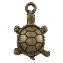 Breloque Tortue (11 x 7 mm) Bronze (25 pièces)