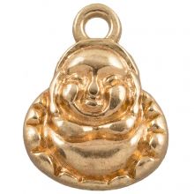 Breloque Buddha (14 x 10 mm) Or (25 pièces)