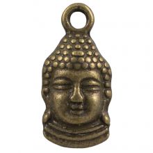 Breloque Buddha (15 x 7 mm) Bronze (25 pièces)