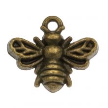 Breloque Abeille (13 x 12 mm) Bronze (25 pièces)