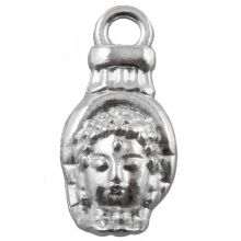 Breloque Buddha (18 x 8 mm) Argent Antique (25 pièces)