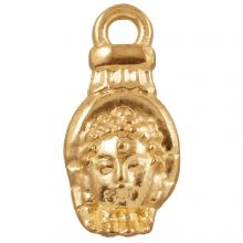 Breloque Buddha (18 x 8 mm) Or (25 pièces)