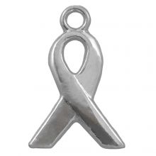 Breloque Ruban (14 x 6 mm) Argent Antique (25 pièces)