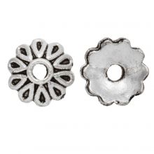 Calotte (8 x 2.5 mm) Argent Antique (25 pièces)